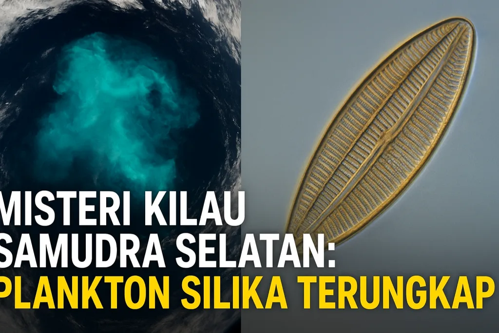 Misteri Kilau Samudra Selatan Terpecahkan: Bukan dari Alga Hangat, tapi Plankton Silika