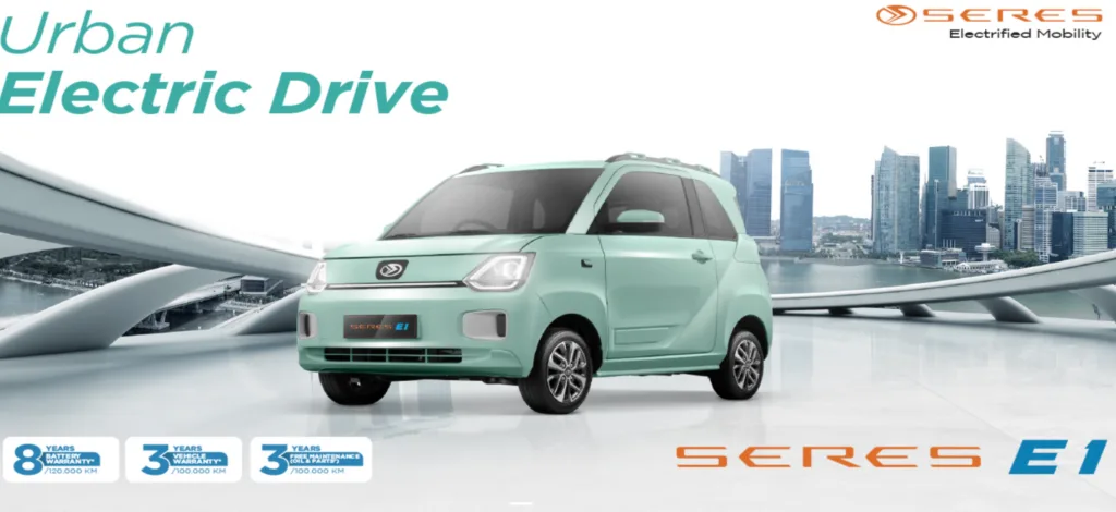 Mobil Listrik DFSK SERES E1, Murah, Canggih, dan Tahan 220 Km Sekali Cas