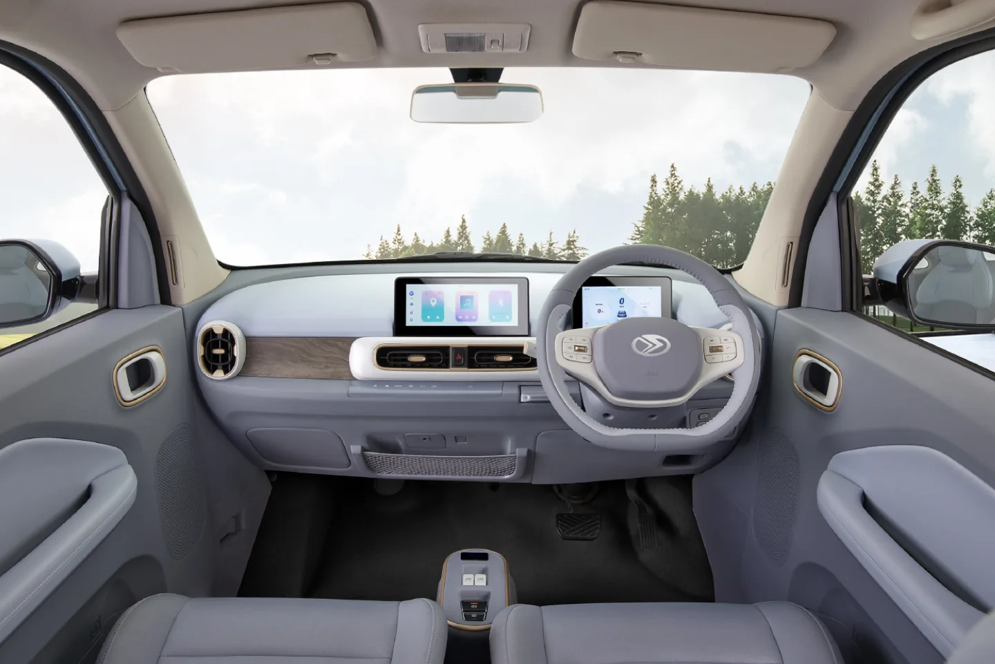 Interior Mobil Listrik DFSK Seres E1